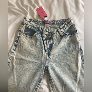 edikted jeans light wash new with tags